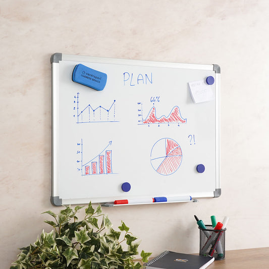 pizarra blanca magnética para oficina