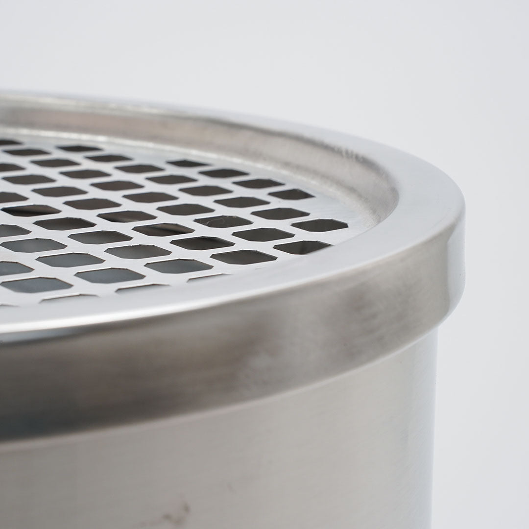 cenicero de pie con papelera