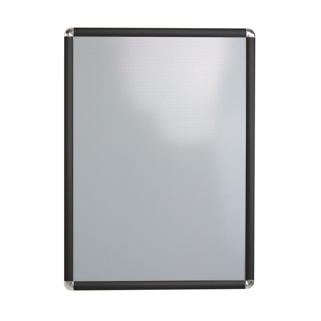 marco publicitario de aluminio negro 50x70 cm