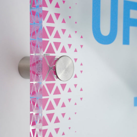 Separadores para placas en acero cepillado - (16 piezas)