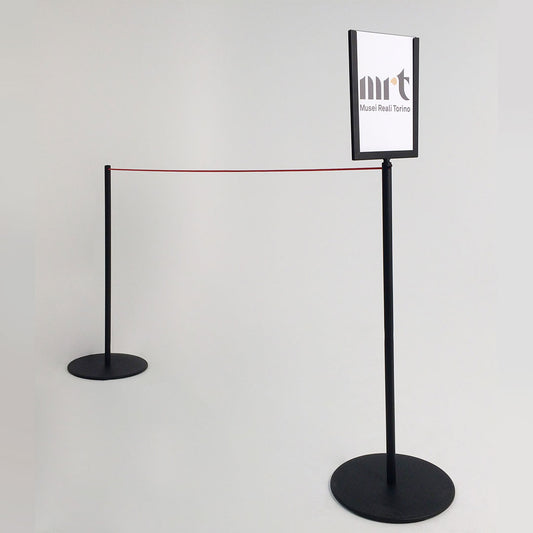 Portacartelas para postes separadores MUSEO