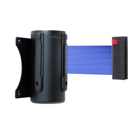 cinta retráctil azul para pared