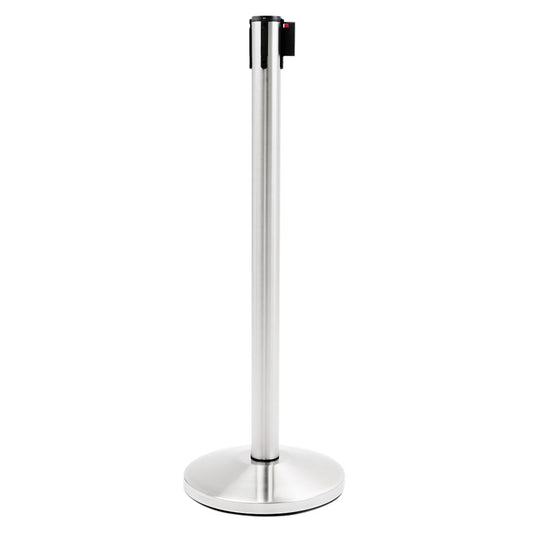 poste separador con cinta retráctil