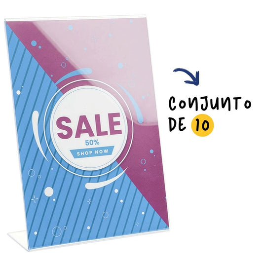 expositor portagrafica de sombremesa A4