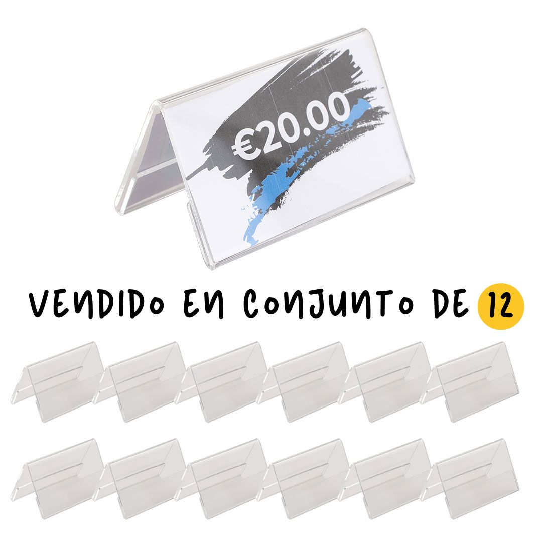 conjunto de porta precio de metacrilato