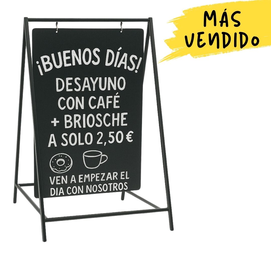 pizarra bar de pie para exterior