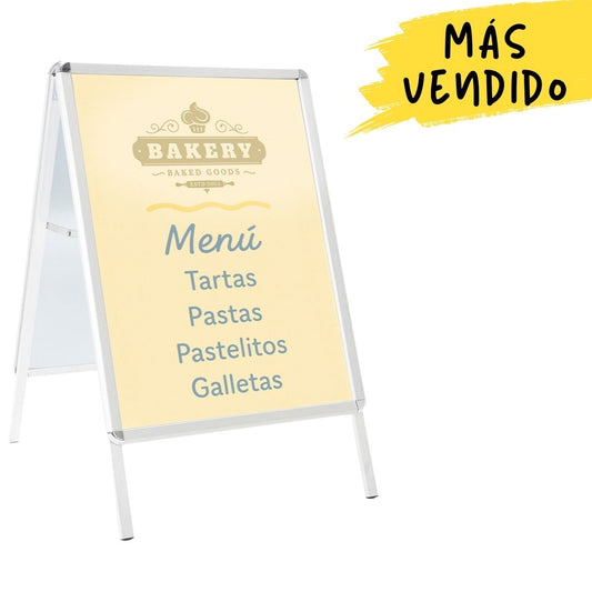 caballete publicitario de doble cara