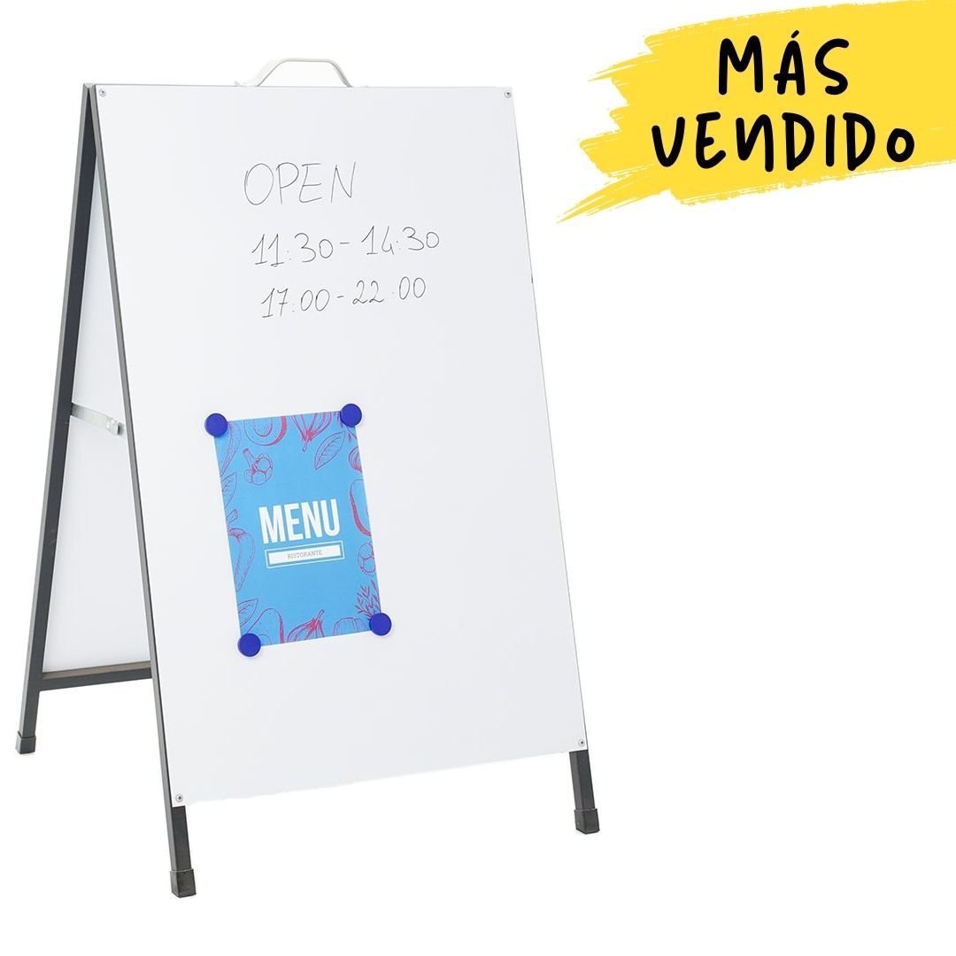 caballete publicitario magnético