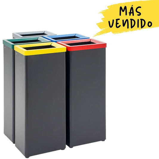 cubo de basura de reciclaje