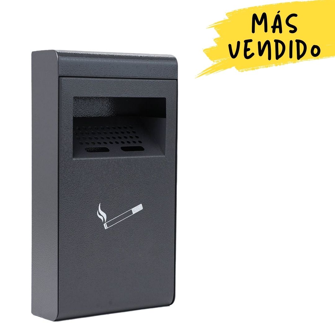 cenicero de pared para exteriores