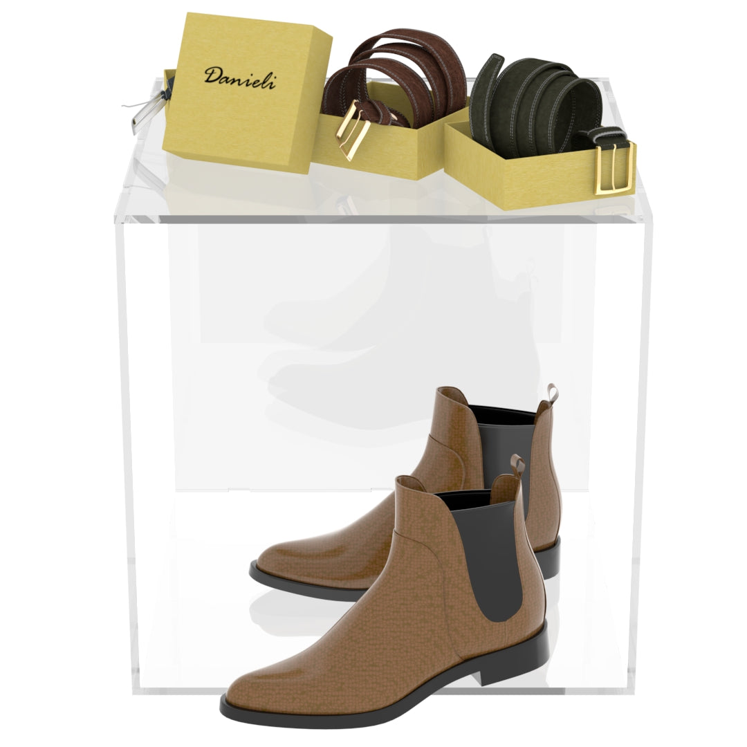 cubo expositor de metacrilato