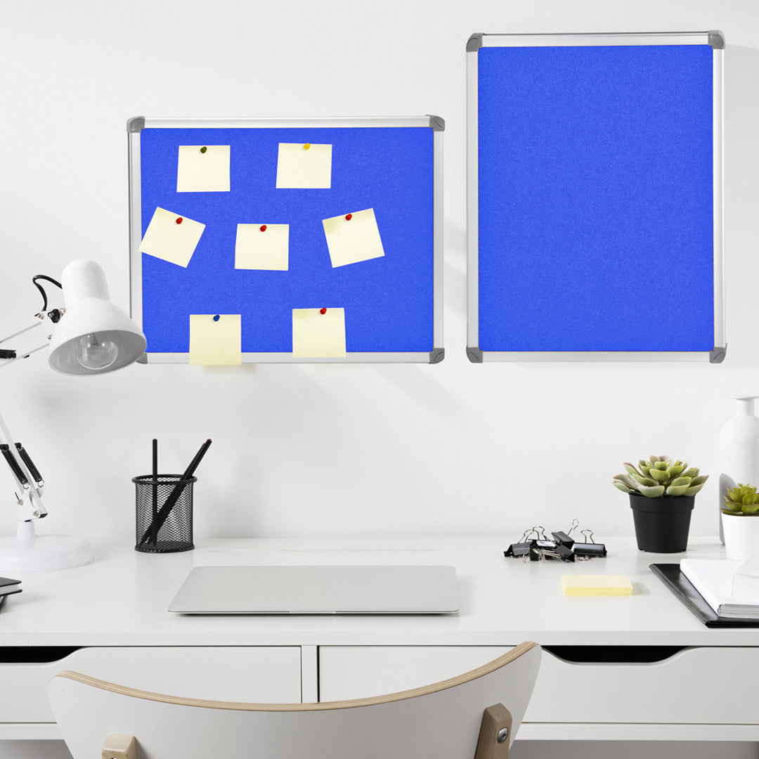 tablero de anuncios de fieltro para oficina