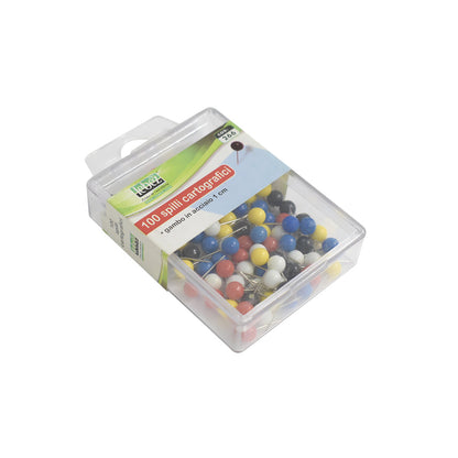 caja de chinchetas para vitrinas de anuncios