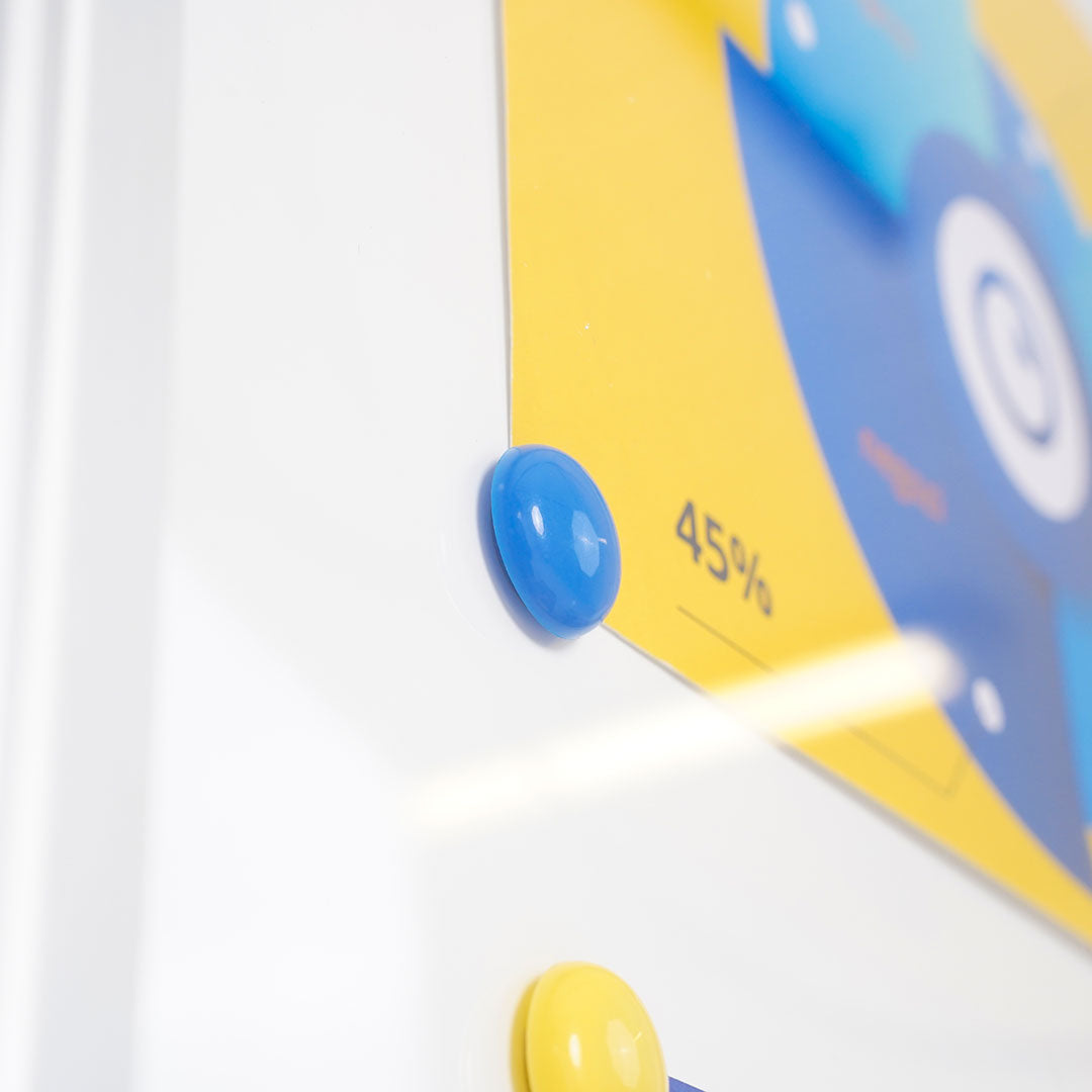 vitrina de anuncios magnética