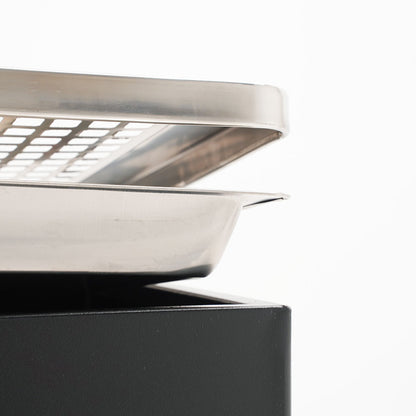 cenicero de pie con papelera