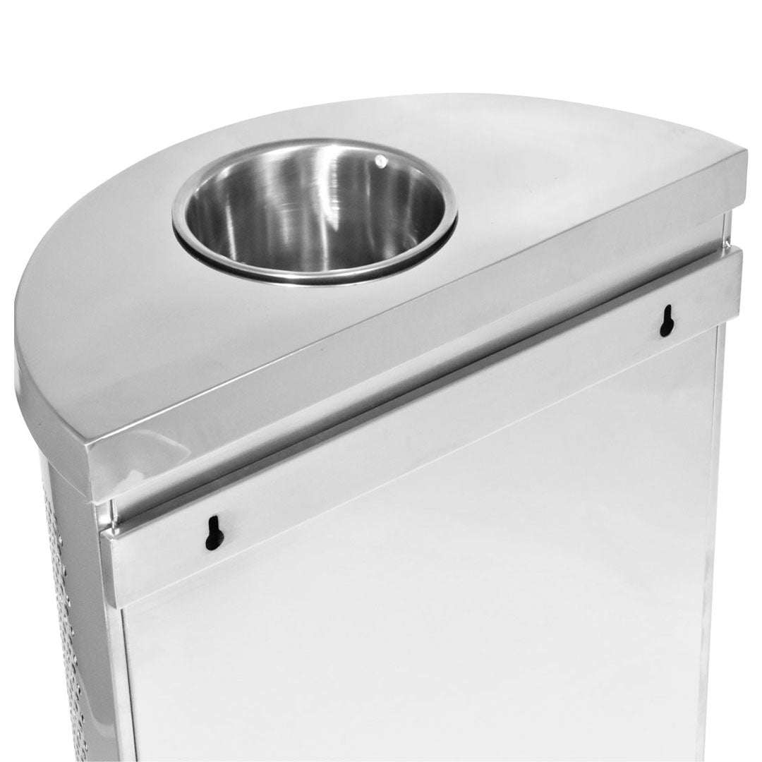 cenicero de pared con papelera