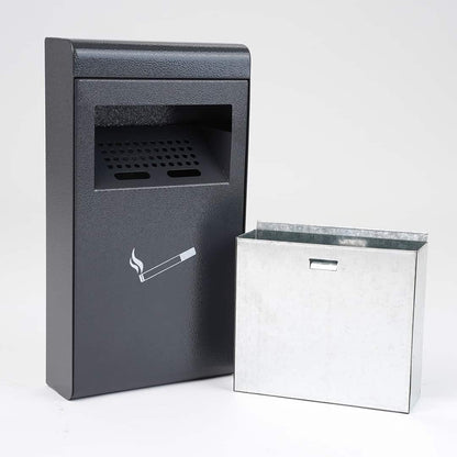 cenicero de pared para exteriores