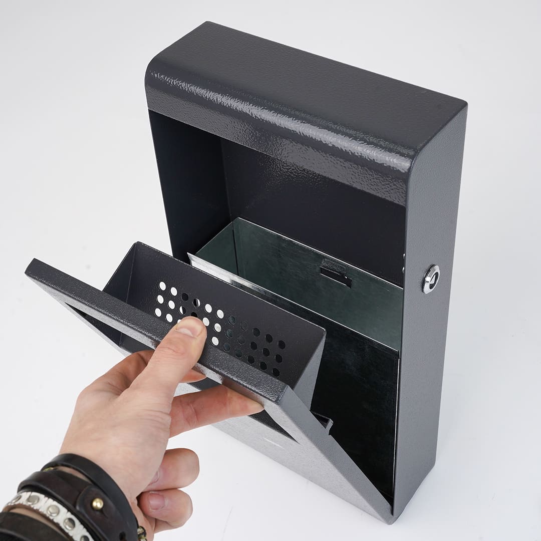 cenicero de pared para exteriores