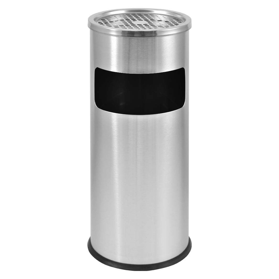 cenicero de pie con papelera