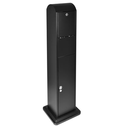 papelera con cenicero de pie