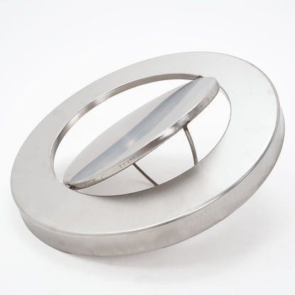 papelera metálica con tapa