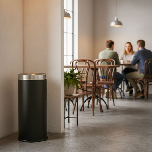 papelera metálica 12 Litros