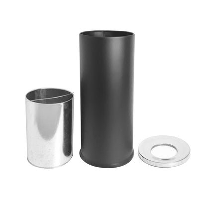 papelera metálica 12 Litros