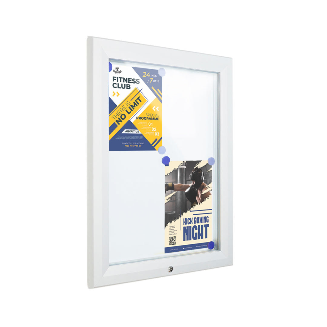 tablón de anuncios exterior magnética