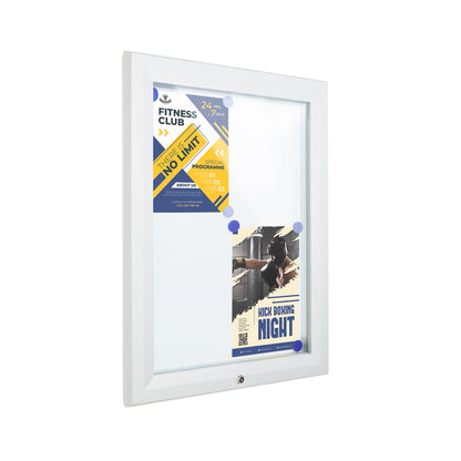 tablón de anuncios exterior magnética