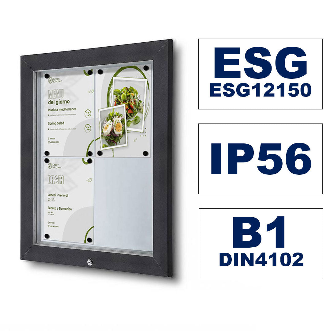 tablón de anuncios exterior