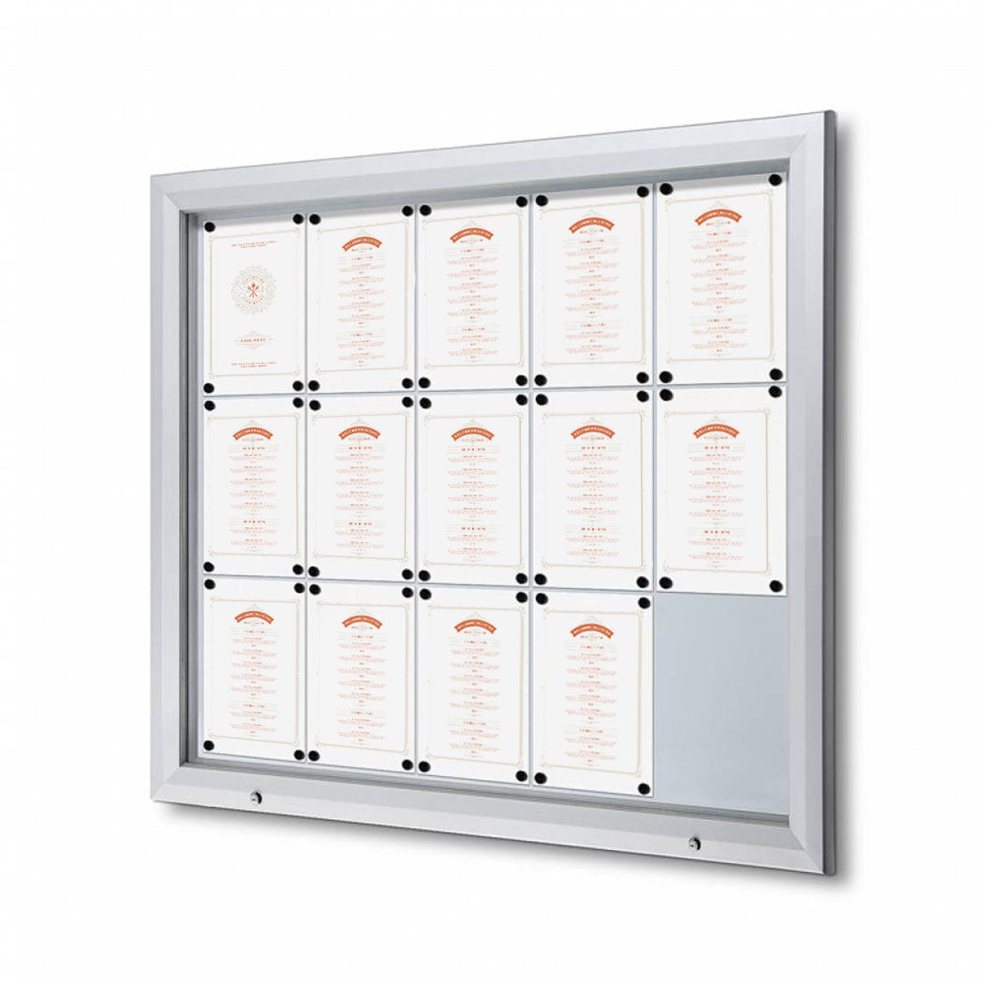 tablón de anuncios exterior magnética