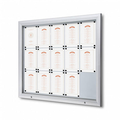 tablón de anuncios exterior magnética