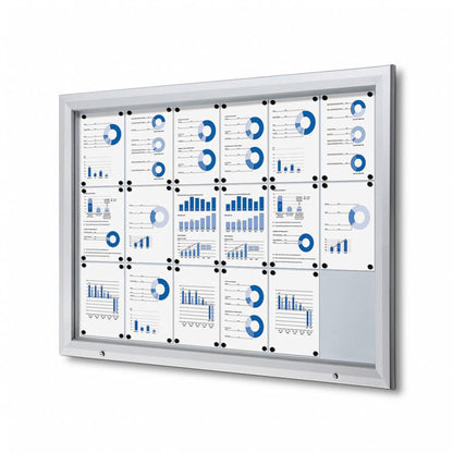 tablón de anuncios exterior magnética