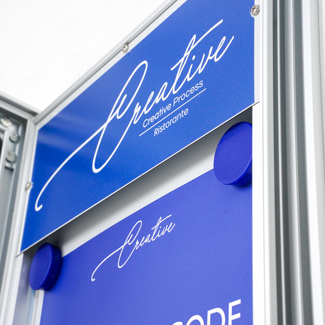 tablón de anuncios exterior magnético