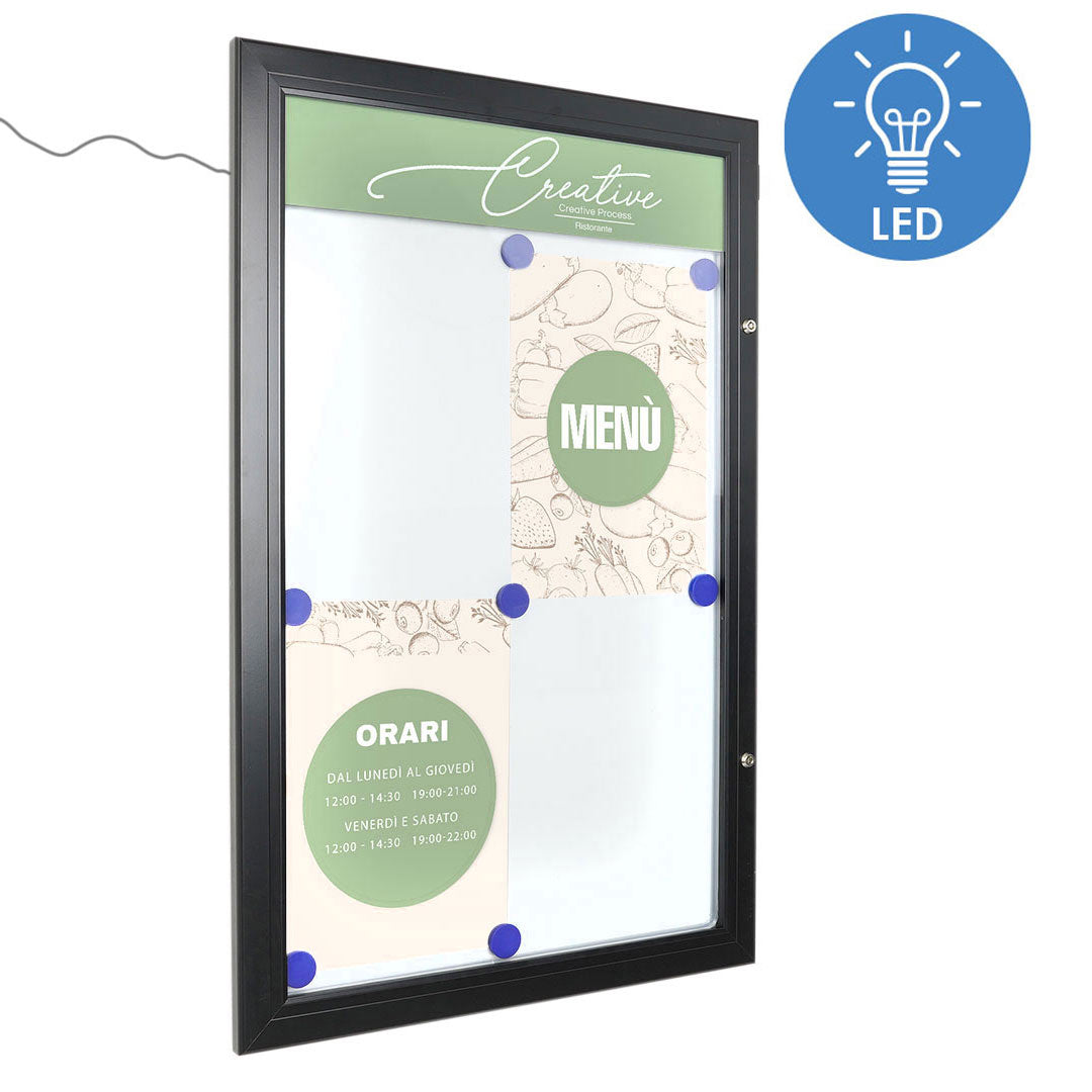 tablón de anuncios exterior led