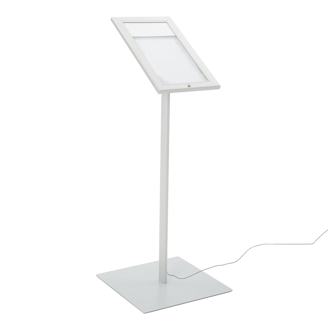 atril porta menú para exteriores led