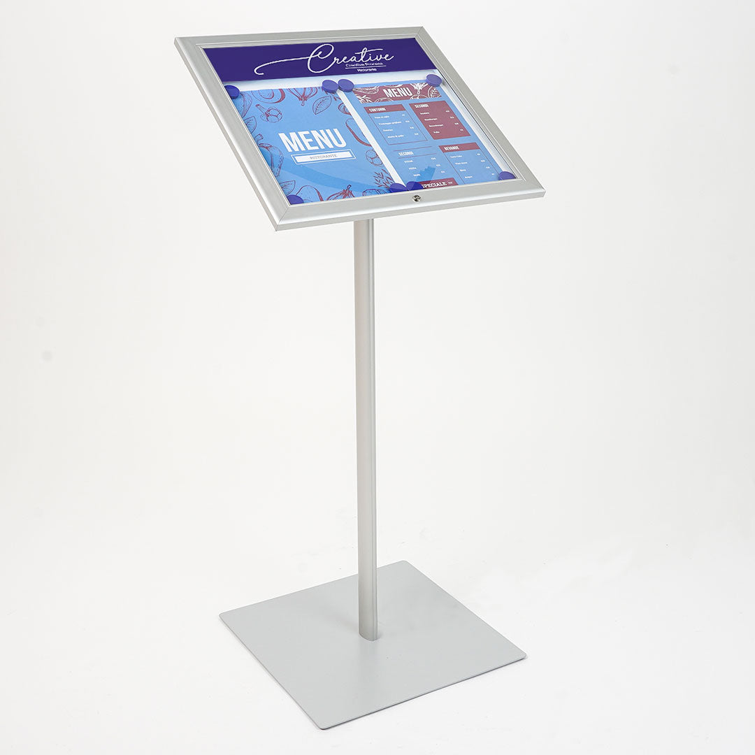 atril porta menú para exteriores