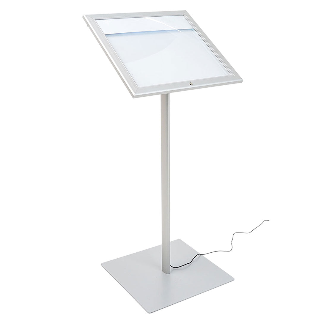 atril porta menú para exteriores led