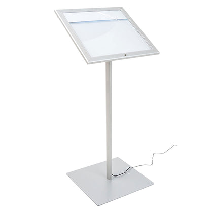 atril porta menú para exteriores led