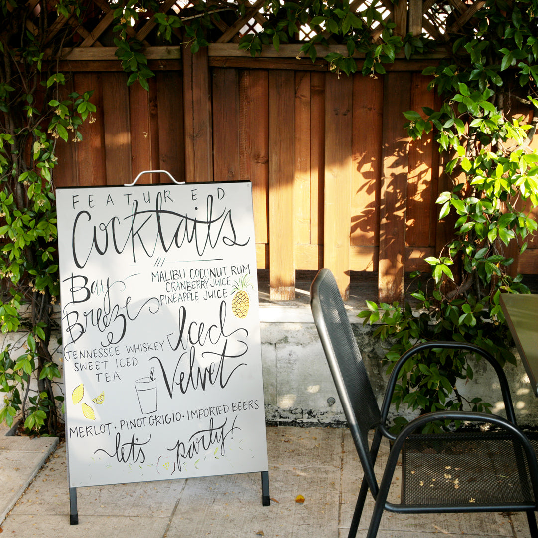 caballete publicitario magnético