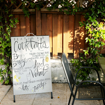 caballete publicitario magnético