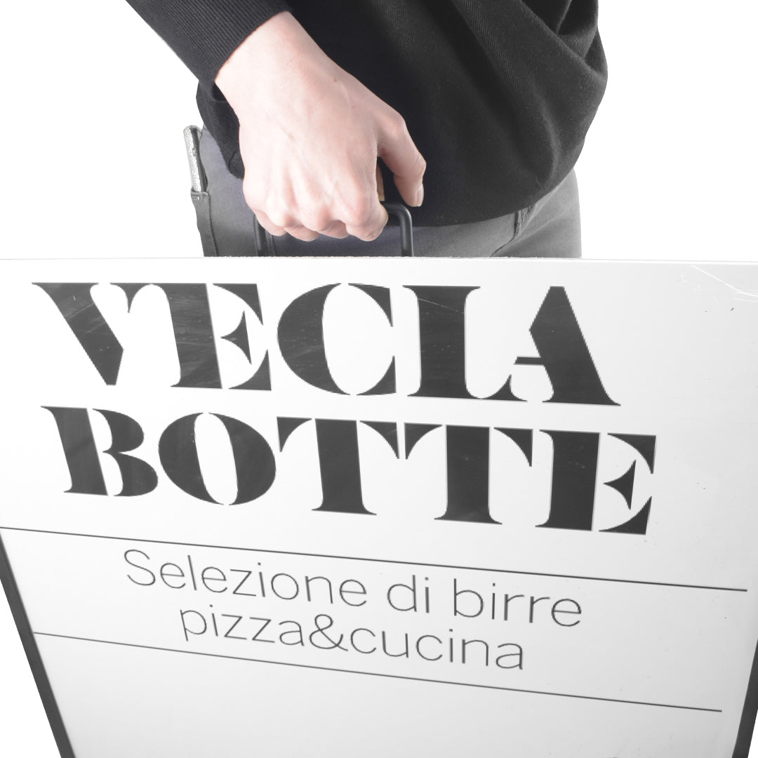 caballete publicitario de doble cara