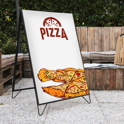 caballete publicitario de doble cara