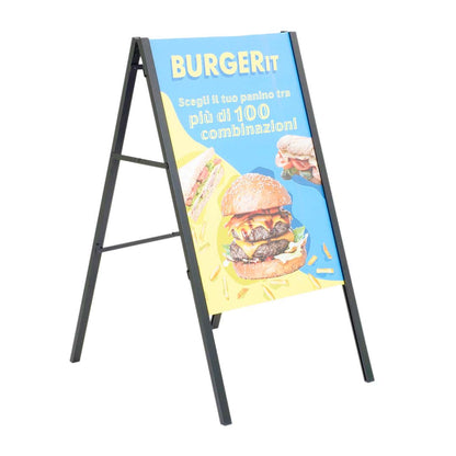 caballete publicitario exterior plegable