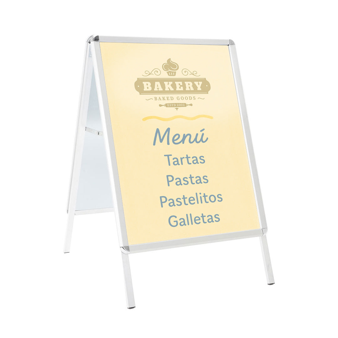 caballete publicitario de doble cara