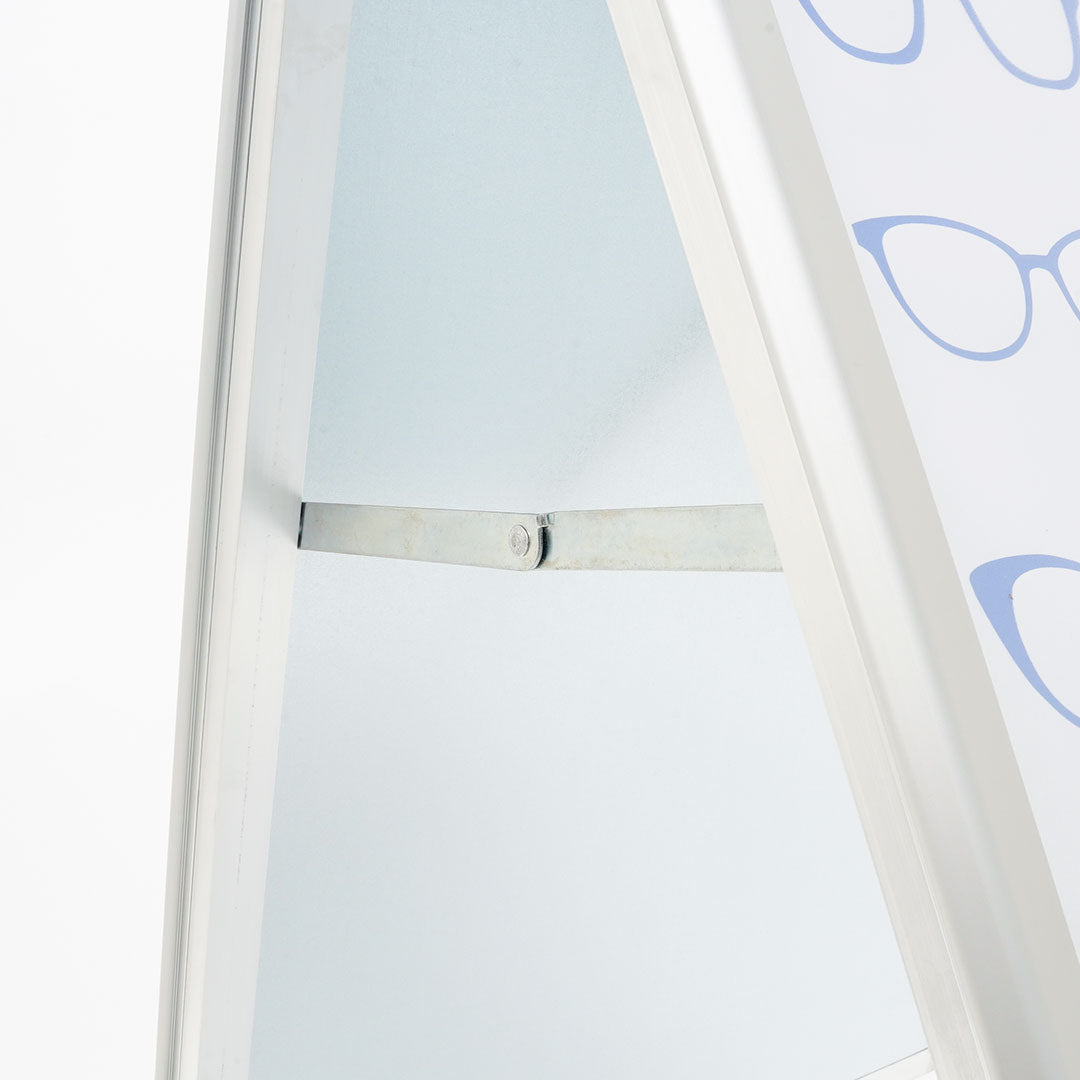 caballete publicitario de doble cara