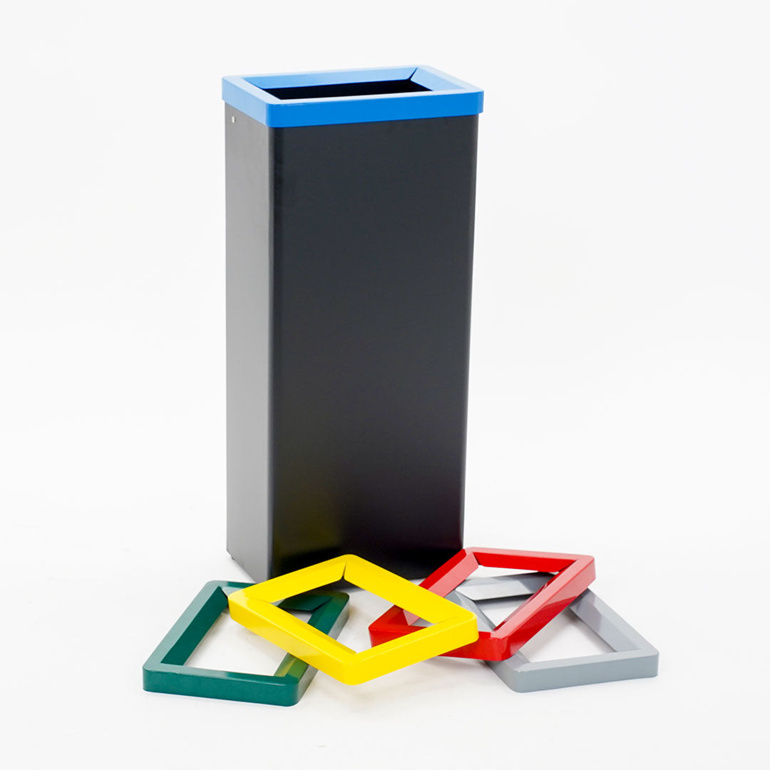 cubo de basura de reciclaje