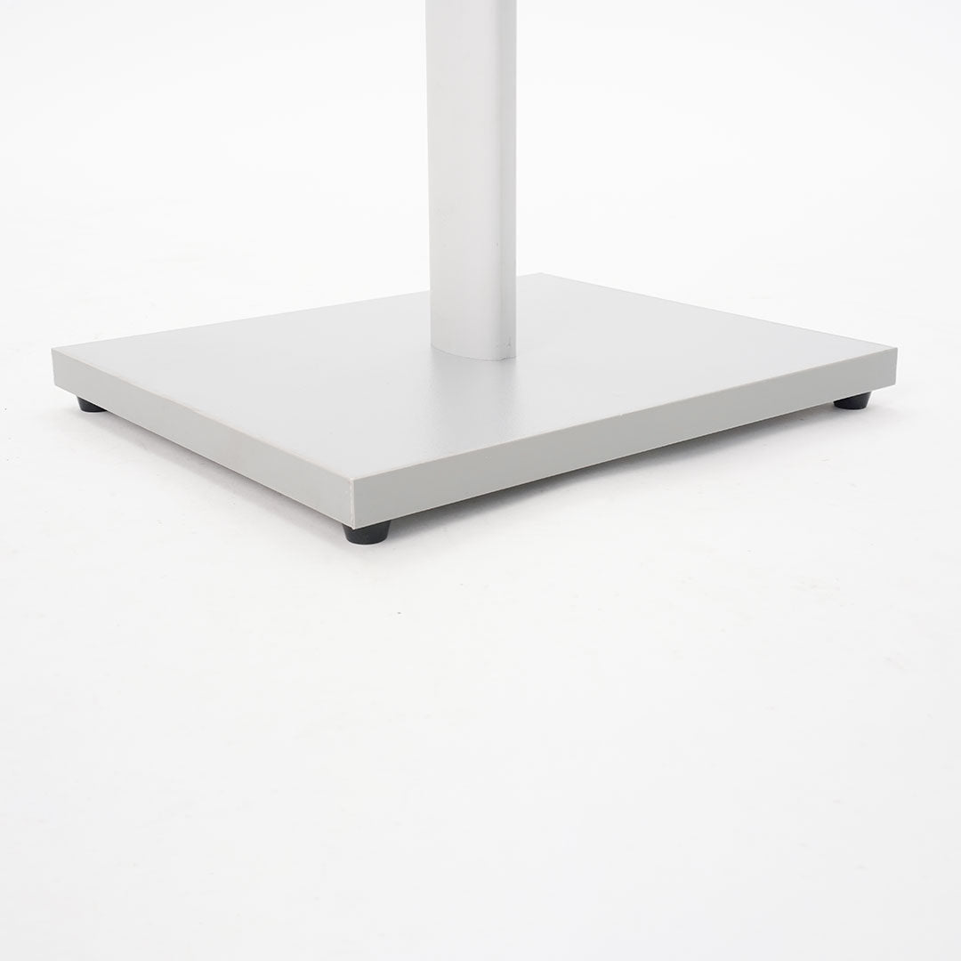 base rectangular de atril de pie