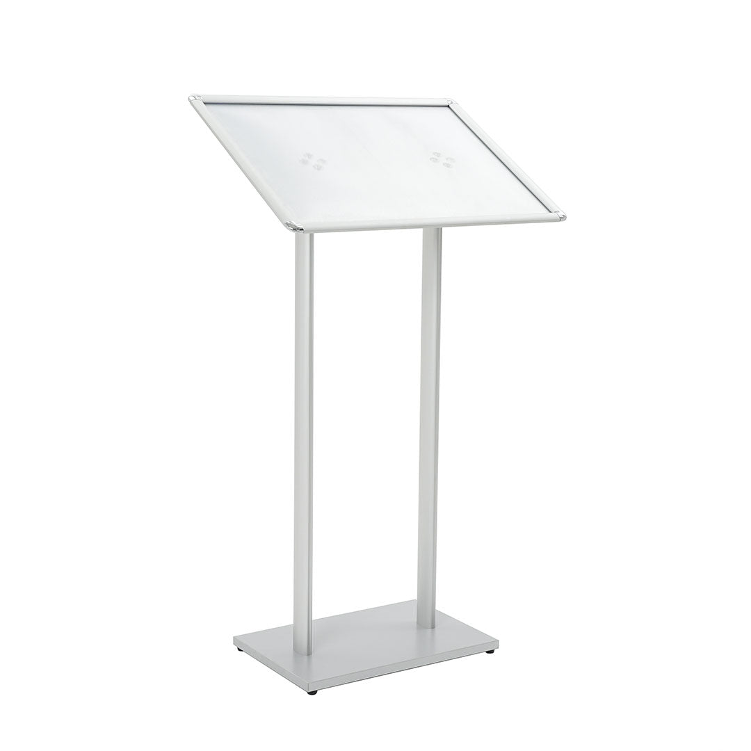 expositor de pie atril portamenú