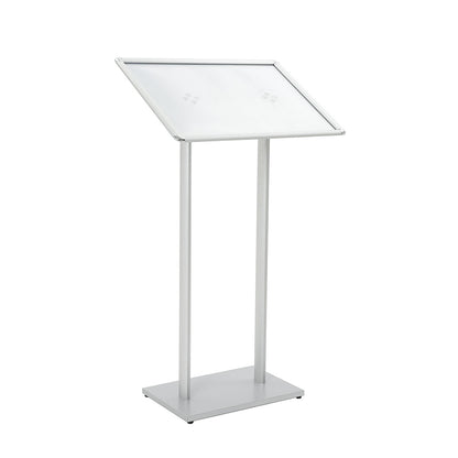 expositor de pie atril portamenú